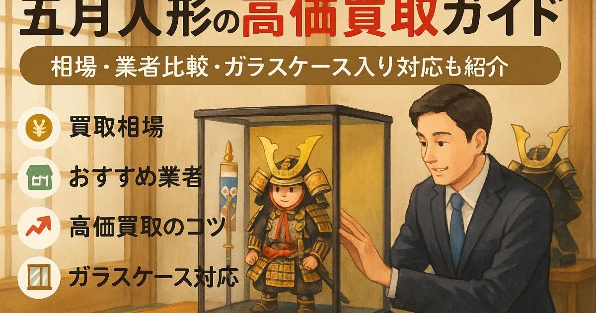 五月人形の買取相場とおすすめ業者比較｜高価買取のコツやガラスケース 