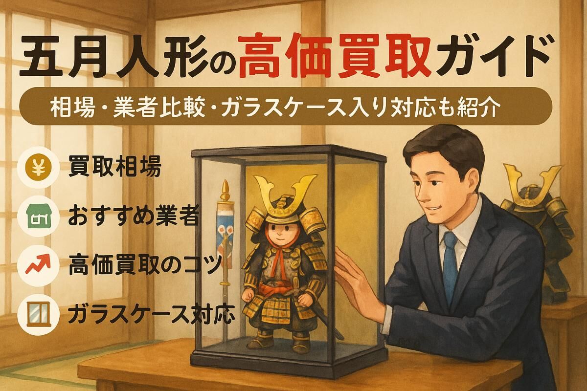 五月人形の買取相場とおすすめ業者比較｜高価買取のコツやガラスケース 